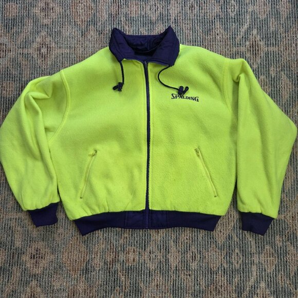 Vintage Reversible Spalding Bomber Jacket - Picture 3 of 7